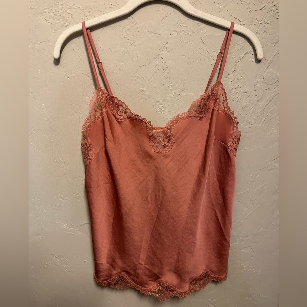 Victoria’s Secret Terracotta Satin Camisole - small